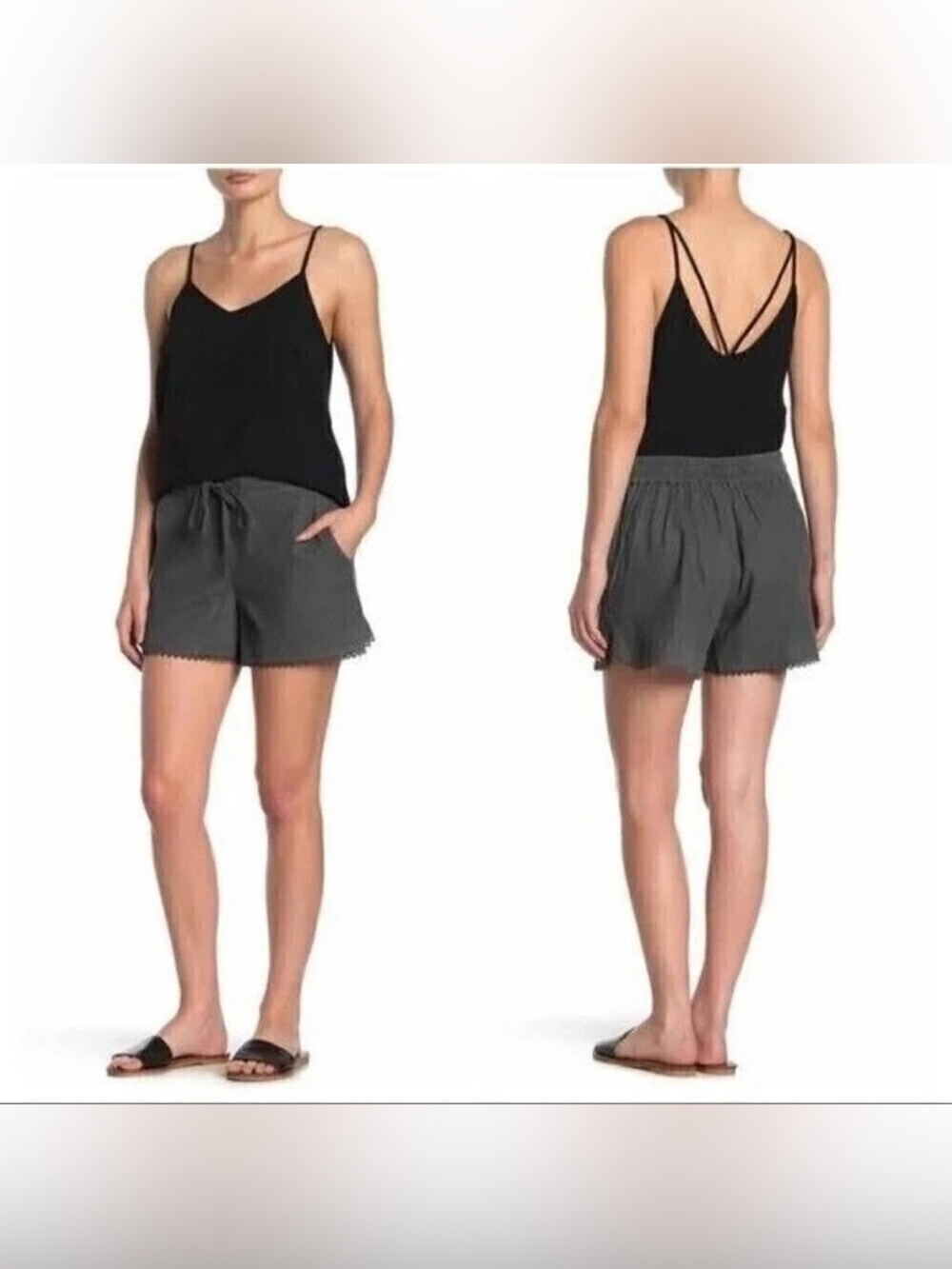 Caslon NWT Linen Blend Pull-On Shorts Size Small 🤍